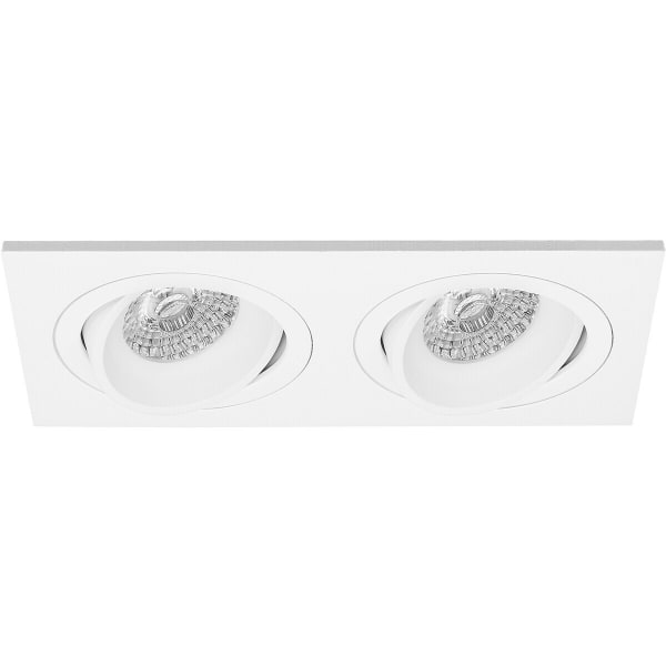 HLW LED LED Spot Set 6W - Kantelbare Inbouwspot Mat Wit Warm Wit 3000K GU10