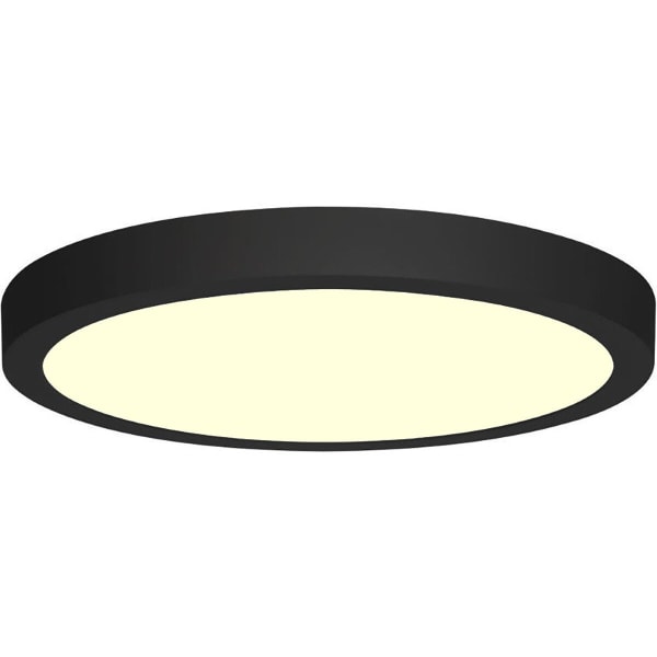 HLW LED LED Downlight - 18W - Warm Wit 3000K - Mat Zwart - Opbouw - Rond - Aluminium - Ø225mm HLW LED LED Downlight - 18W - Warm Wit 3000K - Mat Zwart - Opbouw - Rond - Aluminium - Ø225mm