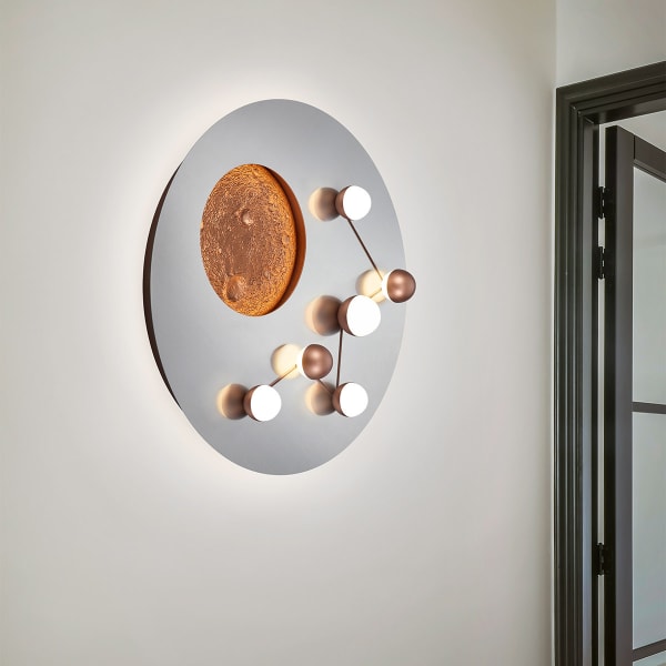 HLW LED LED Plafondlamp - Plafondverlichting - Trion Zion - 42W - Aanpasbare Kleur - Dimbaar - Rond - Geborsteld aluminium - Metaal