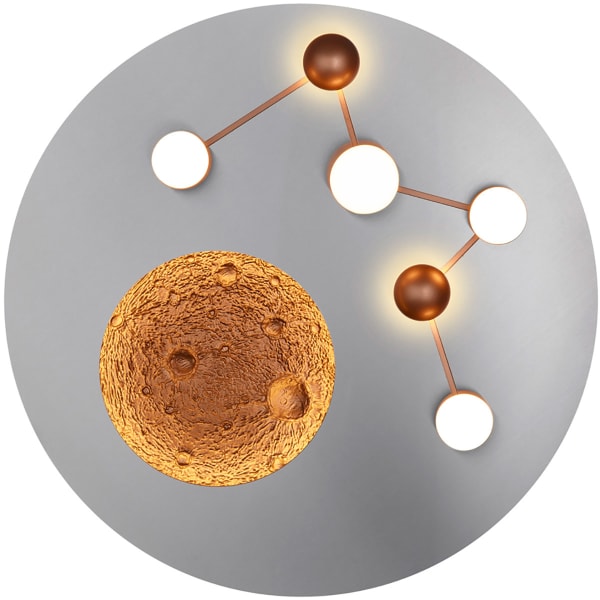 HLW LED LED Plafondlamp - Plafondverlichting - Trion Zion - 42W - Aanpasbare Kleur - Dimbaar - Rond - Geborsteld aluminium - Metaal