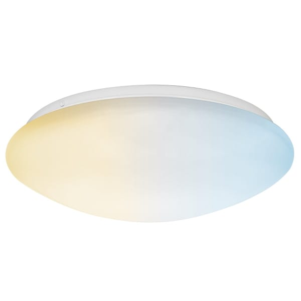 Velvalux LED Plafondlamp met Sensor - Velvalux - 18W 2000lm - Aanpasbare Lichtkleur CCT - Spatwaterdicht IP44 - Opbouw - Rond - Wit