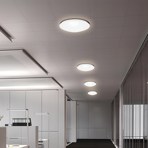 Velvalux LED Plafondlamp met Sensor - Velvalux - 18W 2000lm - Aanpasbare Lichtkleur CCT - Spatwaterdicht IP44 - Opbouw - Rond - Wit