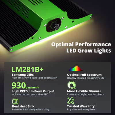 Viparspectra Viparspectra P600 LED Kweeklamp Viparspectra Viparspectra P600 LED Kweeklamp