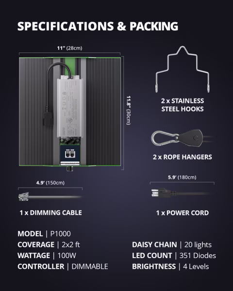 Viparspectra Viparspectra P1000 LED Grow Light Viparspectra Viparspectra P1000 LED Grow Light