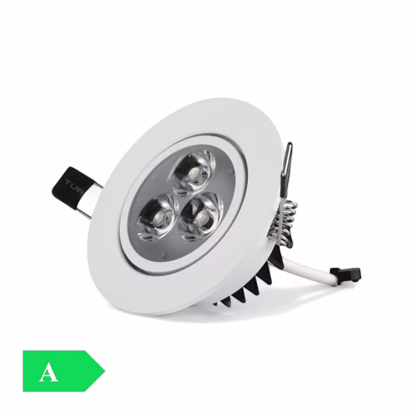 Aigostar Aigostar LED Inbouwspot 3W | 6000K (840) | Daglicht Wit | Ø85mm | Kantelbaar Aigostar Aigostar LED Inbouwspot 3W | 6000K (840) | Daglicht Wit | Ø85mm | Kantelbaar