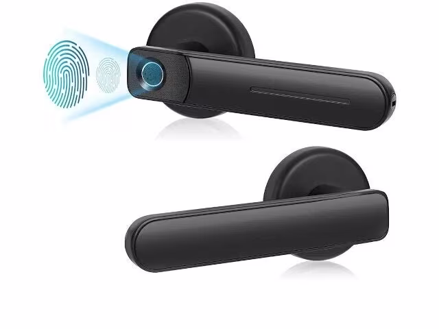 Smartlife Domotica Door lock with fingerprint unlocking (black) Smartlife Domotica Door lock with fingerprint unlocking (black)