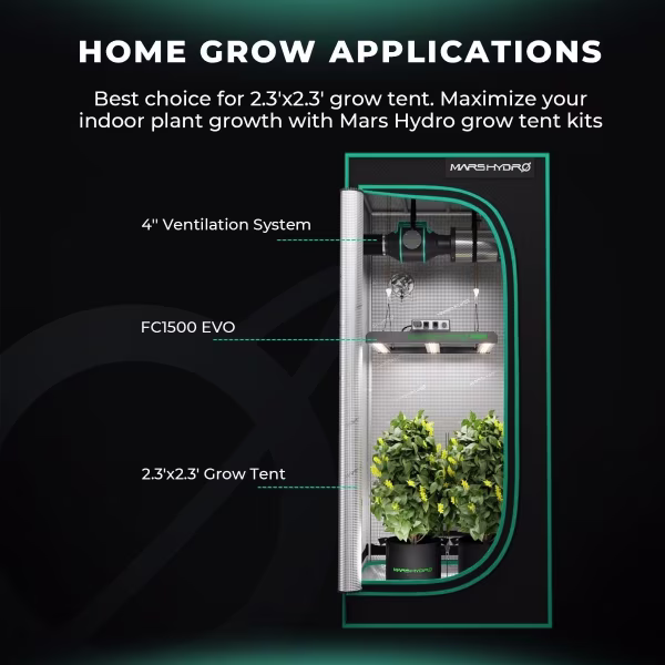 Mars Hydro Mars Hydro FC-1500 EVO LED Kweeklamp Mars Hydro Mars Hydro FC-1500 EVO LED Kweeklamp