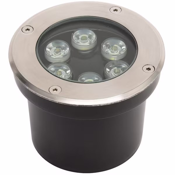 HLW LED LED Grondspot - Inbouw Rond - 6W - IP67 - 4000K Natuurlijk Wit - Mat Chroom - RVS HLW LED LED Grondspot - Inbouw Rond - 6W - IP67 - 4000K Natuurlijk Wit - Mat Chroom - RVS