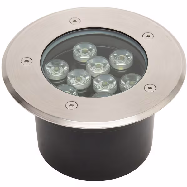 HLW LED LED Grondspot - Inbouw Rond - 9W - IP67 - 4000K Natuurlijk Wit - Mat Chroom - RVS HLW LED LED Grondspot - Inbouw Rond - 9W - IP67 - 4000K Natuurlijk Wit - Mat Chroom - RVS