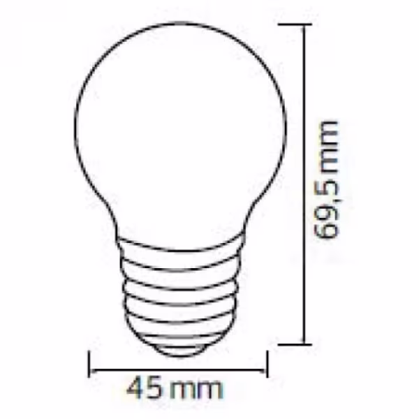 HLW LED 10x LED Lamp E27 Kozolux Romba Wit 1W HLW LED 10x LED Lamp E27 Kozolux Romba Wit 1W