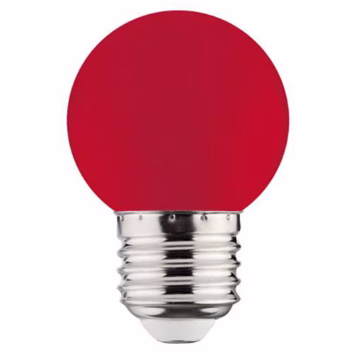 HLW LED LED Lamp E27 Kozolux Romba Rood 1W HLW LED LED Lamp E27 Kozolux Romba Rood 1W
