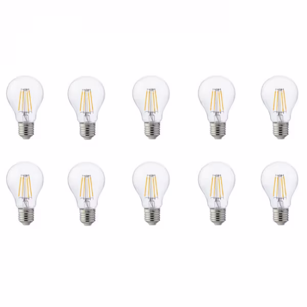 HLW LED LED Lamp 10 Pack Filament E27 4W 2700K HLW LED LED Lamp 10 Pack Filament E27 4W 2700K