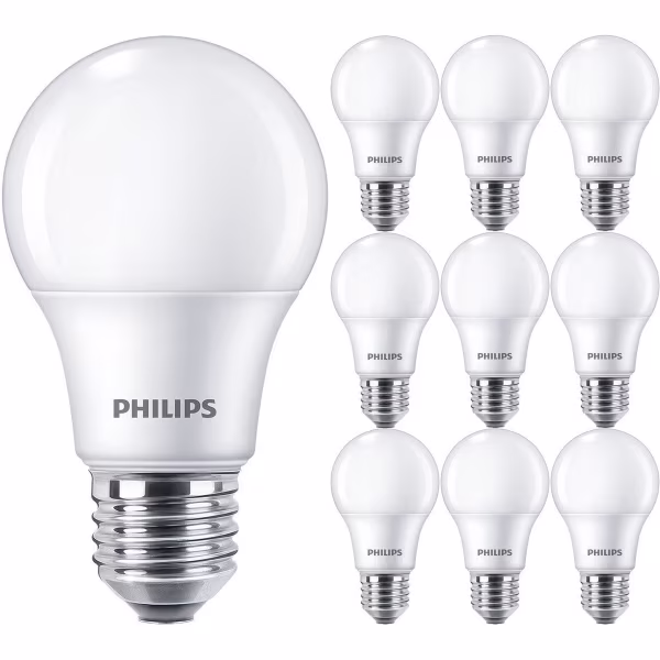 Philips PHILIPS CorePro LEDbulb E27 Peer Mat 10 Pack 4.9W 3000K Philips PHILIPS CorePro LEDbulb E27 Peer Mat 10 Pack 4.9W 3000K