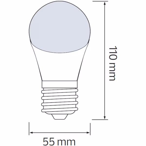HLW LED LED Lamp Aigi Angel Mini Bulb A5 G45 E27 9W 6400K HLW LED LED Lamp Aigi Angel Mini Bulb A5 G45 E27 9W 6400K
