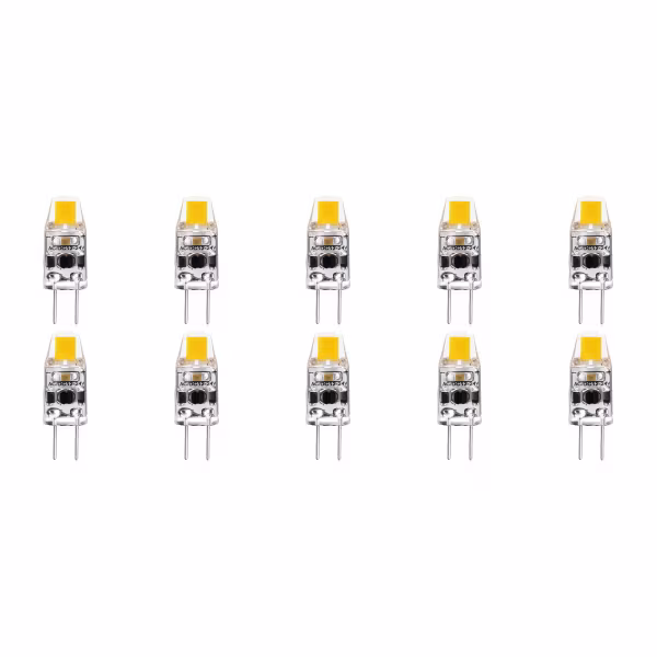 Velvalux LED Bulb 10 Pack - G4 Dimmable - Cool White 6000K - 2W Replaces 20W Velvalux LED Bulb 10 Pack - G4 Dimmable - Cool White 6000K - 2W Replaces 20W