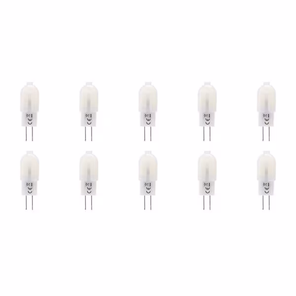 HLW LED Aigi LED Lamp 10 Pack - G4 Fitting - 1.3W Helder Daglicht Wit 6500K HLW LED Aigi LED Lamp 10 Pack - G4 Fitting - 1.3W Helder Daglicht Wit 6500K