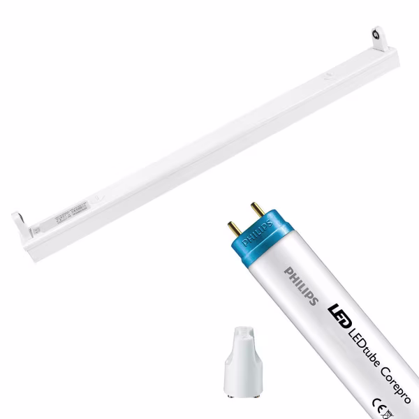 HLW LED Aigi Dybolo LED Fluorescent Fixture - 60cm T8 Tube HLW LED Aigi Dybolo LED Fluorescent Fixture - 60cm T8 Tube