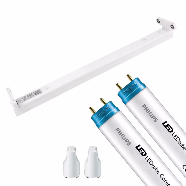 HLW LED Aigi Dybolo LED TL Armatuur met T8 Buis - 60cm HLW LED Aigi Dybolo LED TL Armatuur met T8 Buis - 60cm