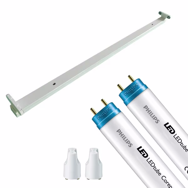 HLW LED LED Fluorescent Fixture with T8 Tube - Aigi Dybolo 120cm HLW LED LED Fluorescent Fixture with T8 Tube - Aigi Dybolo 120cm