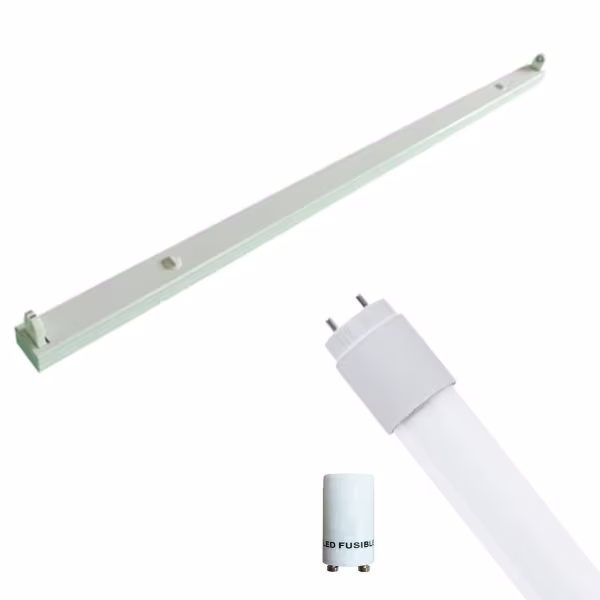 HLW LED LED TL Armatuur 120cm met T8 Buis - 16W HLW LED LED TL Armatuur 120cm met T8 Buis - 16W