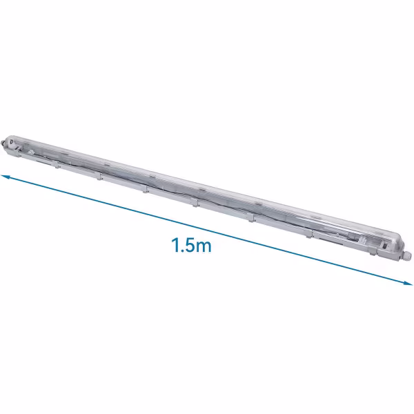 Velvalux LED Waterproof Fluorescent Fixture with T8 Tube - 150cm Velvalux LED Waterproof Fluorescent Fixture with T8 Tube - 150cm