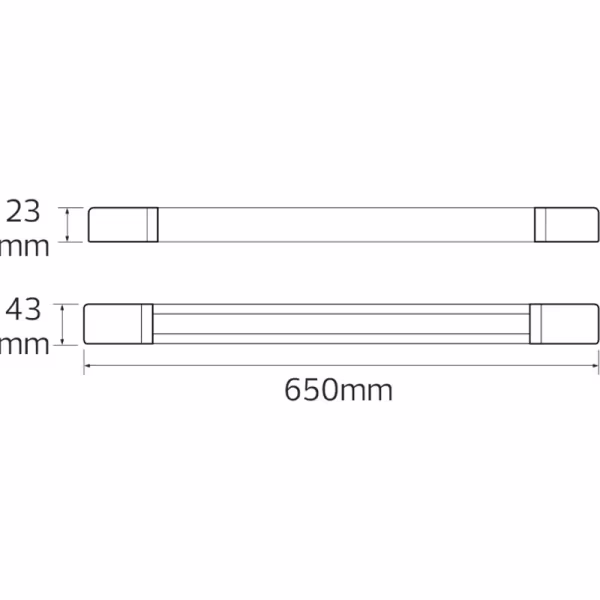 HLW LED LED TL Armatuur Irma - 18W Waterdicht en Energiezuinig HLW LED LED TL Armatuur Irma - 18W Waterdicht en Energiezuinig