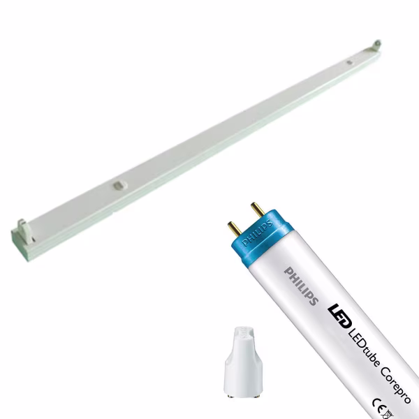 HLW LED Aigi Dybolo LED Fluorescent Fixture with T8 Tube - 120cm HLW LED Aigi Dybolo LED Fluorescent Fixture with T8 Tube - 120cm