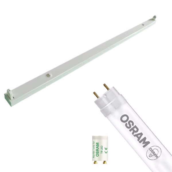 HLW LED LED TL Armatuur met Warm Witte T8 Buis - 150cm HLW LED LED TL Armatuur met Warm Witte T8 Buis - 150cm