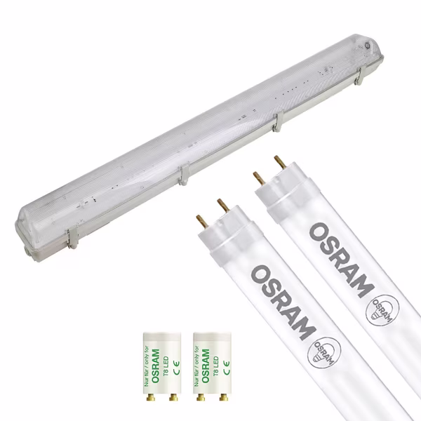 HLW LED LED TL Armatuur 150 cm - Warm Wit Licht HLW LED LED TL Armatuur 150 cm - Warm Wit Licht