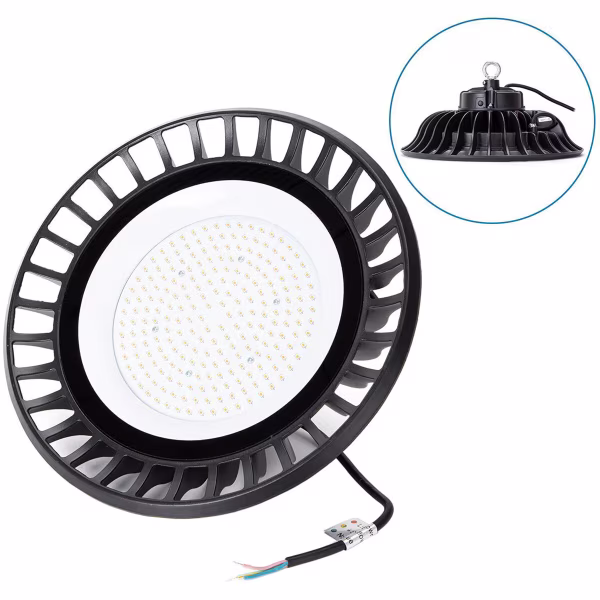 HLW LED LED UFO High Bay 150W - Waterdichte LED lamp, neutraal wit 4000K, IP65 voor magazijnverlichting