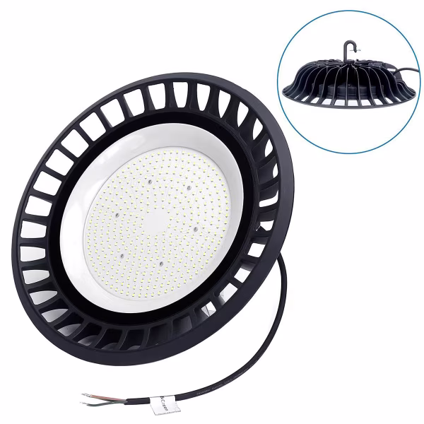 HLW LED LED UFO High Bay 200W - Waterdichte LED lamp, Magazijnverlichting IP65, Daglicht wit 6500K HLW LED LED UFO High Bay 200W - Waterdichte LED lamp, Magazijnverlichting IP65, Daglicht wit 6500K