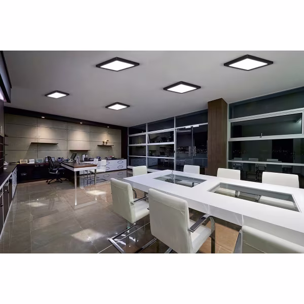 HLW LED LED Panel 30x30 - 28W LED lamp - Cool White 6000K - Surface-mounted LED Downlight HLW LED LED Panel 30x30 - 28W LED lamp - Cool White 6000K - Surface-mounted LED Downlight