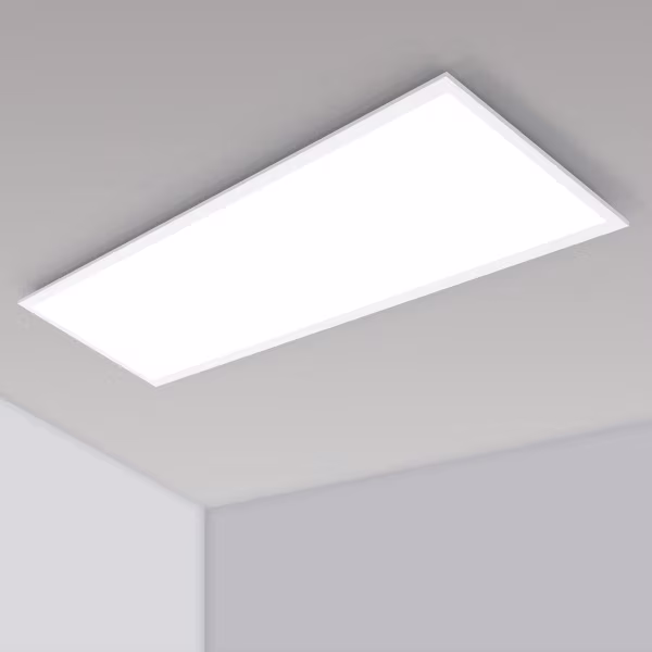 Velvalux LED Panel 30x60 6 Pack - Recessed LED Downlight, Warm White 2700K–3000K, 24W LED, Adjustable Beam Angle