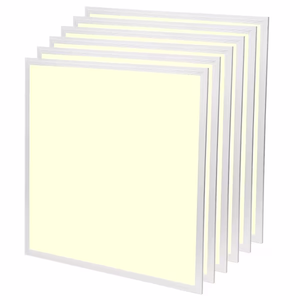 Velvalux Velvalux Lumis LED Panel 60x60 6 Pack - Warm White 2700K–3000K, 36W Recessed LED Downlight Square Velvalux Velvalux Lumis LED Panel 60x60 6 Pack - Warm White 2700K–3000K, 36W Recessed LED Downlight Square