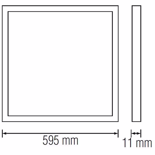HLW LED LED Panel 60x60 - Aigi Clena 40W Recessed LED Downlight Neutral White HLW LED LED Panel 60x60 - Aigi Clena 40W Recessed LED Downlight Neutral White