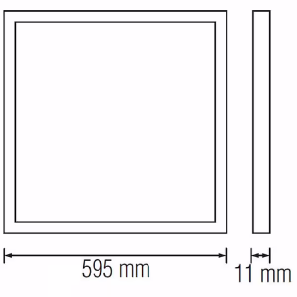 HLW LED LED Paneel 60x60 Inbouw LED Downlight 32W Koud Wit 6000K Helder & Flikkervrij HLW LED LED Paneel 60x60 Inbouw LED Downlight 32W Koud Wit 6000K Helder & Flikkervrij