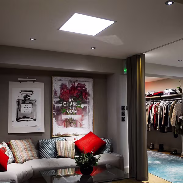 HLW LED Dimmable LED Panel 60x60 - 40W Recessed LED Downlight, Cool White 6000K HLW LED Dimmable LED Panel 60x60 - 40W Recessed LED Downlight, Cool White 6000K