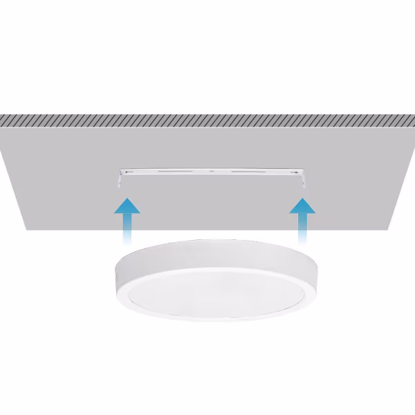 HLW LED LED Paneel Opbouw Downlight Rond 24W Warm Wit 2700K–3000K Ø30cm HLW LED LED Paneel Opbouw Downlight Rond 24W Warm Wit 2700K–3000K Ø30cm