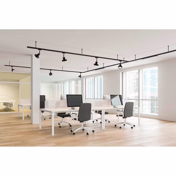 HLW LED LED Railverlichting Track Spot - Verstelbare LED Spot met E27 Fitting, Mat Wit HLW LED LED Railverlichting Track Spot - Verstelbare LED Spot met E27 Fitting, Mat Wit