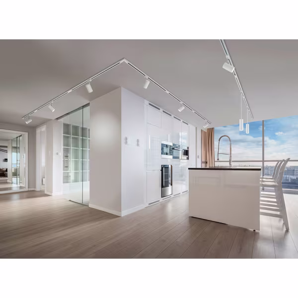 HLW LED LED Railverlichting met LED Spot - Trion Dual Torry, E14, Mat Wit, Verstelbaar, 2 Fase HLW LED LED Railverlichting met LED Spot - Trion Dual Torry, E14, Mat Wit, Verstelbaar, 2 Fase