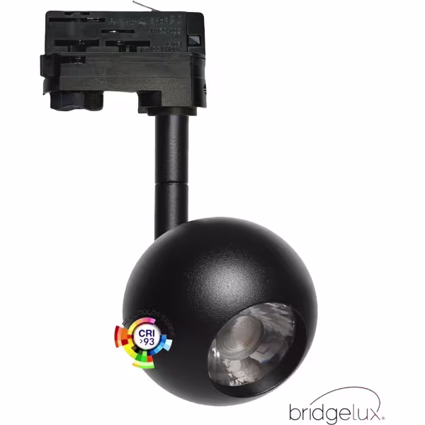 HLW LED LED Track Lighting 10W Spot in Neutral White - Matte Black Aluminum HLW LED LED Track Lighting 10W Spot in Neutral White - Matte Black Aluminum