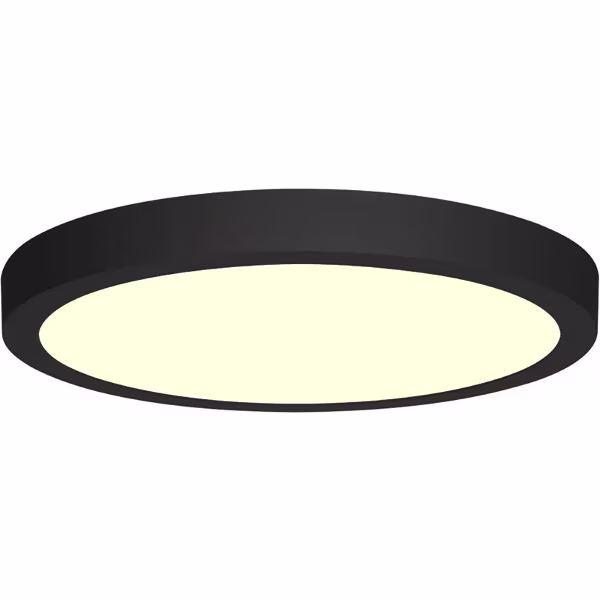 HLW LED Round Surface Mount LED Downlight 18W Warm White 2700K–3000K Matte Black Ø225mm HLW LED Round Surface Mount LED Downlight 18W Warm White 2700K–3000K Matte Black Ø225mm