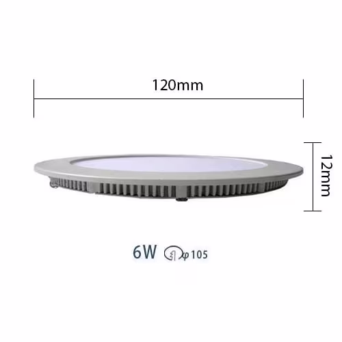 HLW LED LED Downlight Slim 6W Warm Wit 2700K – Inbouw Rond LED Lamp Ø120mm HLW LED LED Downlight Slim 6W Warm Wit 2700K – Inbouw Rond LED Lamp Ø120mm