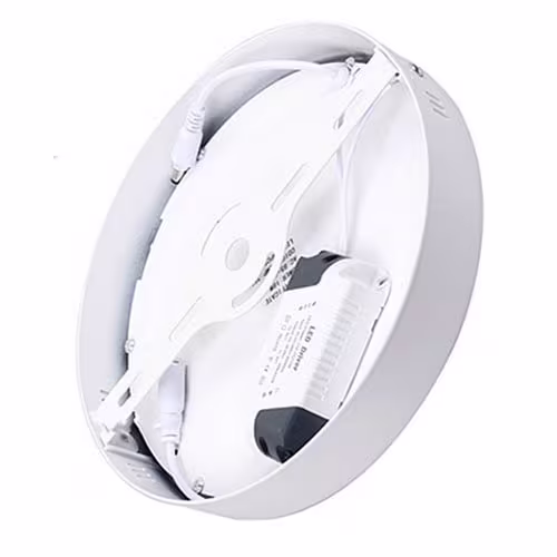 HLW LED Surface-Mounted LED Downlight Round 12W - Warm White 2700K–3000K - Ø170mm Matt White Aluminum HLW LED Surface-Mounted LED Downlight Round 12W - Warm White 2700K–3000K - Ø170mm Matt White Aluminum