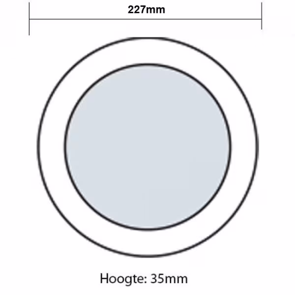 HLW LED LED Downlight Pro Opbouw Rond 18W - Helder Koud Wit 6000K LED Lamp HLW LED LED Downlight Pro Opbouw Rond 18W - Helder Koud Wit 6000K LED Lamp