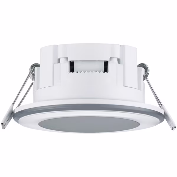 HLW LED LED Spot Recessed LED Downlight 5W Warm White 2700K–3000K Round Matte White Plastic HLW LED LED Spot Recessed LED Downlight 5W Warm White 2700K–3000K Round Matte White Plastic
