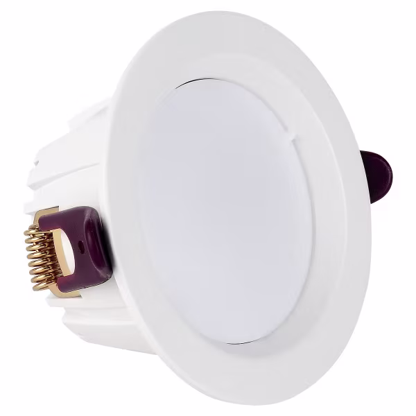 HLW LED LED Downlight Lanar 7W - Dimbaar Inbouw LED Lamp Neutraal Wit 4000K, Mat Wit Aluminium Ø98mm HLW LED LED Downlight Lanar 7W - Dimbaar Inbouw LED Lamp Neutraal Wit 4000K, Mat Wit Aluminium Ø98mm