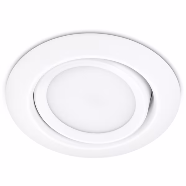 HLW LED LED Spot - Inbouw LED Downlight 5W Warm Wit 2700K–3000K - Mat Wit, Rond HLW LED LED Spot - Inbouw LED Downlight 5W Warm Wit 2700K–3000K - Mat Wit, Rond