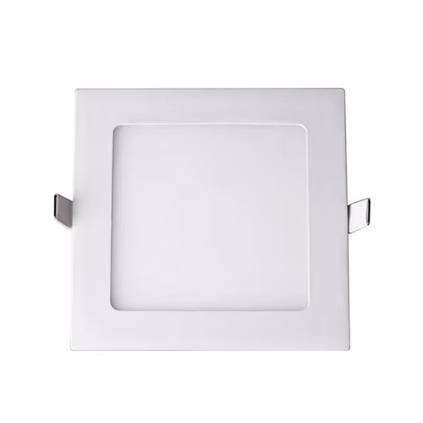 HLW LED LED Downlight Slim 2 Pack - Inbouw Vierkant 6W Warm Wit 2700K Mat Wit HLW LED LED Downlight Slim 2 Pack - Inbouw Vierkant 6W Warm Wit 2700K Mat Wit