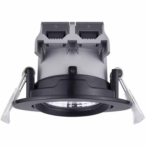 HLW LED Dimbare LED Spot Inbouw LED Downlight 5W Warm Wit 2700K–3000K Mat Zwart HLW LED Dimbare LED Spot Inbouw LED Downlight 5W Warm Wit 2700K–3000K Mat Zwart